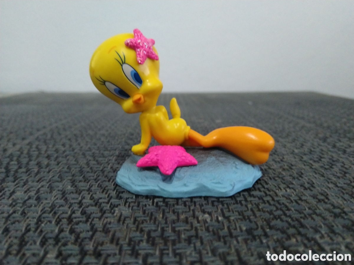 Figuras de goma y PVC: FIGURA PVC PIOLIN SERIE WALT DISNEY TM WARNER BROSS LINDO GATITO DIBUJOS ANIMADOS TV LA SIRENITA