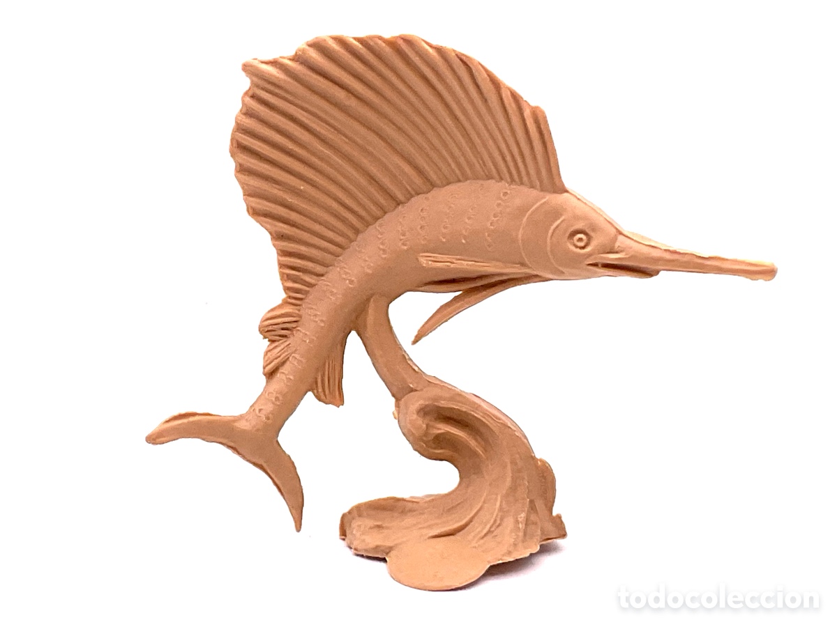 Figuras de goma y PVC: ANTIGUA FIGURA EN PL&Aacute;STICO DE LA SERIE ACUARAMA DE JECSAN. A&Ntilde;OS 70. MADE IN SPAIN.