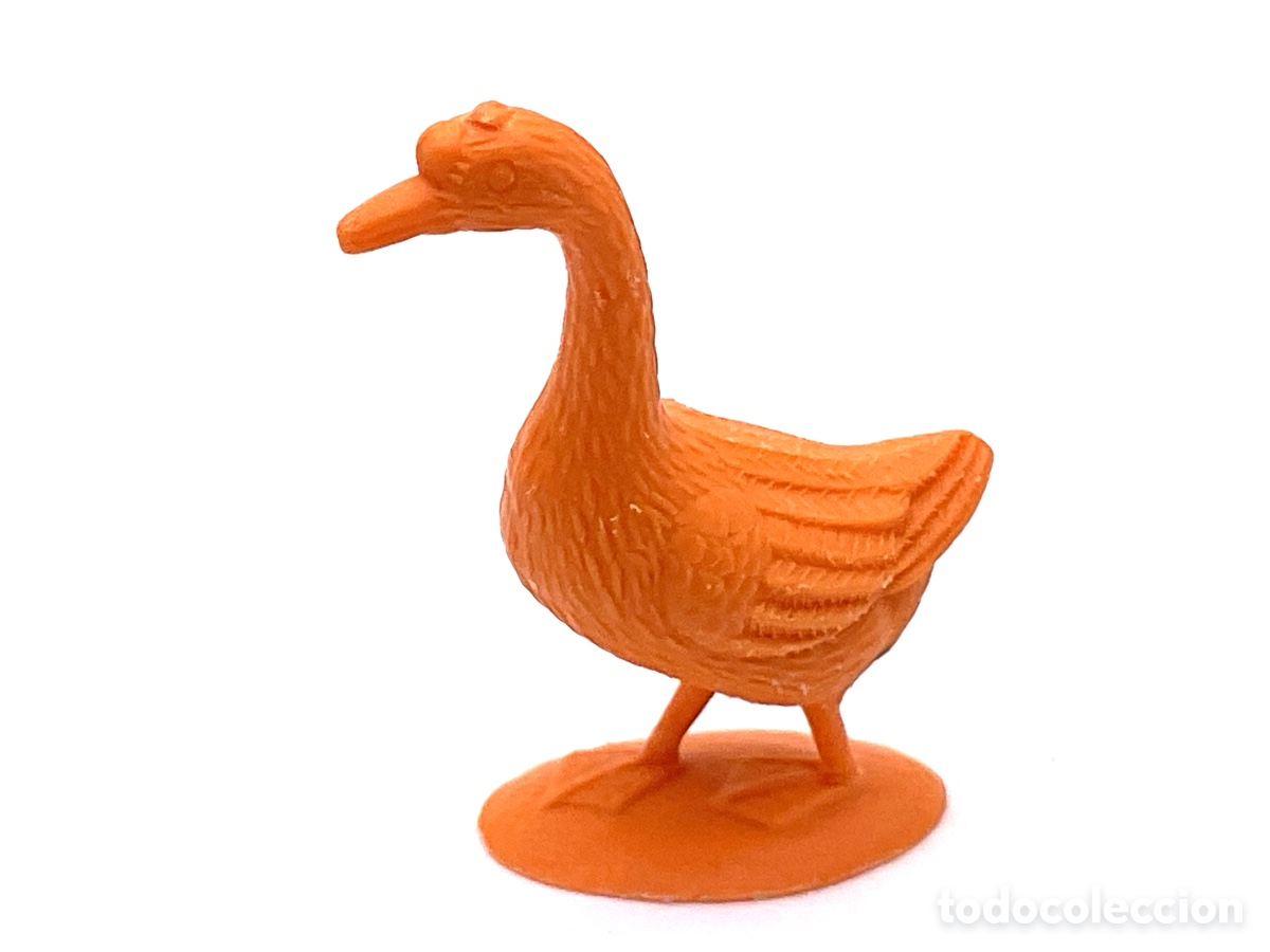 Figuras de goma y PVC: Antigua Figurita Dunkin de la Serie Figuras de la Granja. Ganso . A&ntilde;os 70/80 Chicles Dunkin
