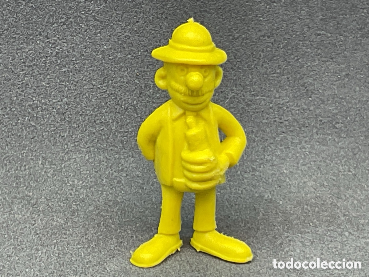 Figuras de goma y PVC: Antigua Figura Dunkin Colecci&oacute;n Serie Personajes de Bruguera. Pepe Gotera. A&ntilde;os 70
