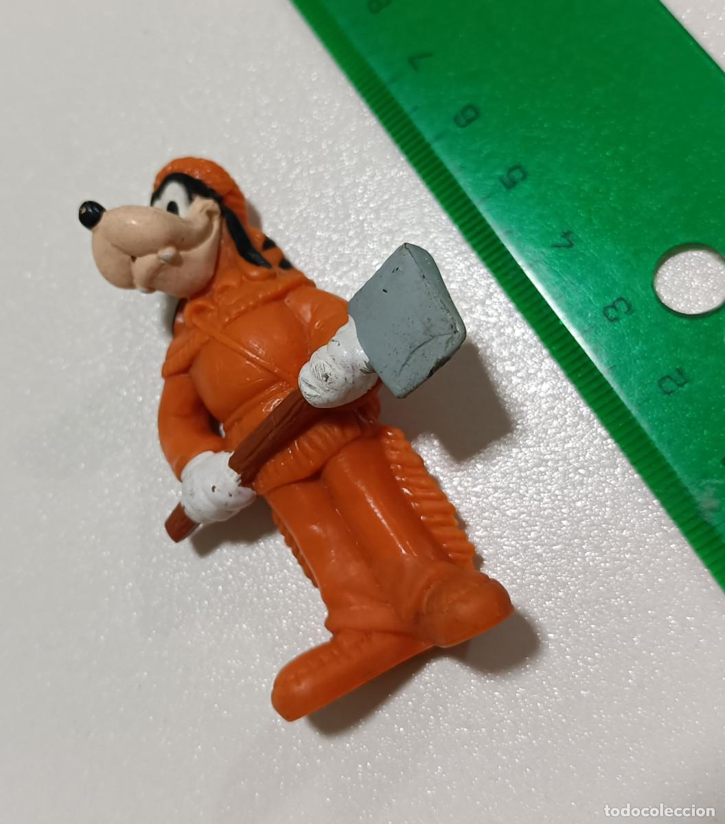 Figuras de goma y PVC: Figura mu&ntilde;eco Goofy Trampero Le&ntilde;ador pionero hacha disney world promocional happy meal mcdonalds mc