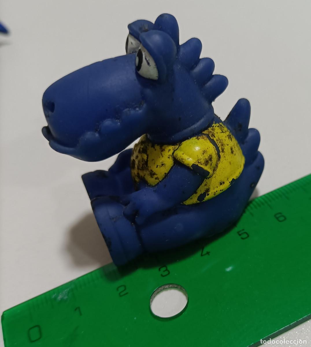 Figuras de goma y PVC: kelloggs dinosaurio mascota promocional francia mu&ntilde;eco figura dino 90's goma mu&ntilde;equito kellog promo
