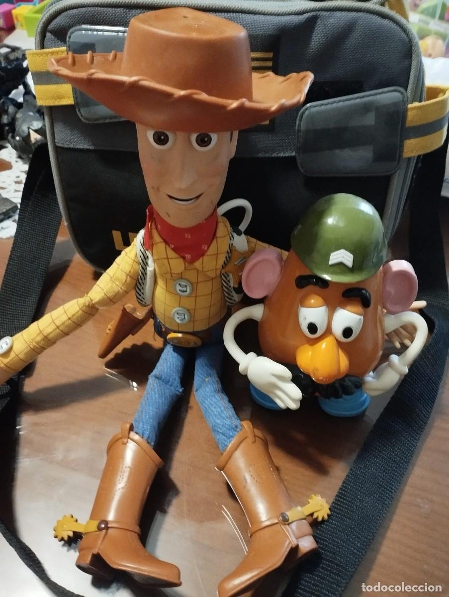 Figuras de goma y PVC: sheriff woody y el se&ntilde;or cara de papa de toy story