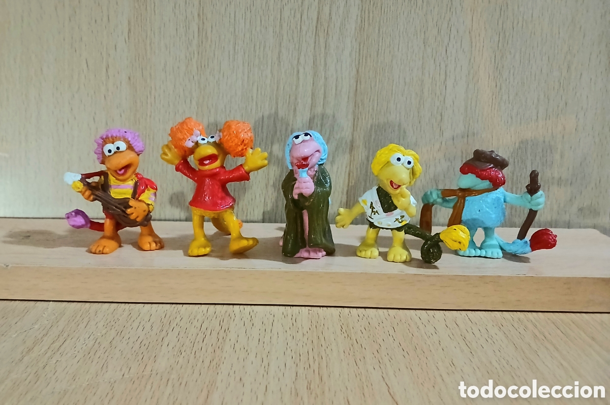 Figuras de Borracha e PVC: Lote figuras Fraggle Rock - Schleich