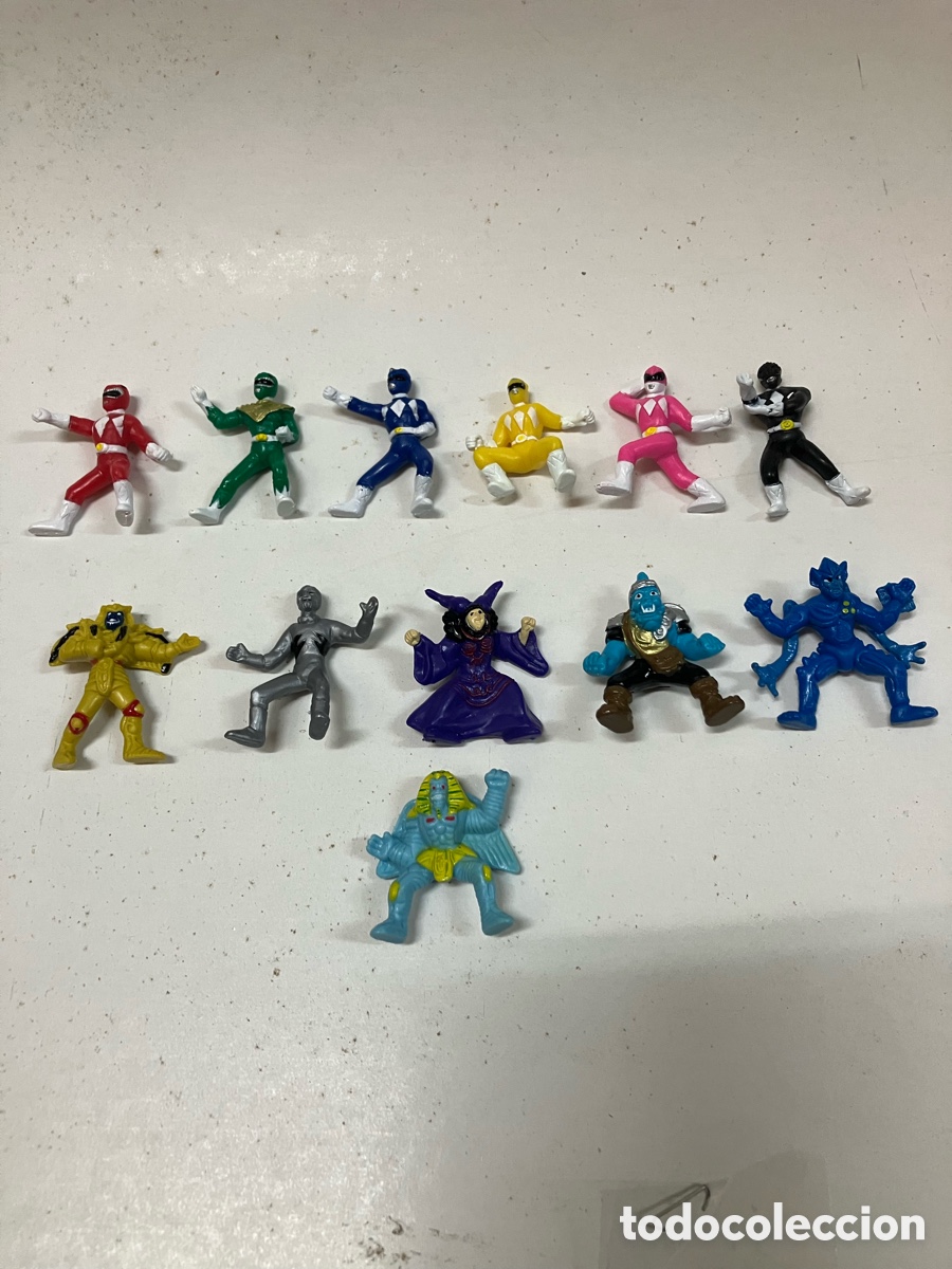 Figuras de goma y PVC: Power rangers chupa chups