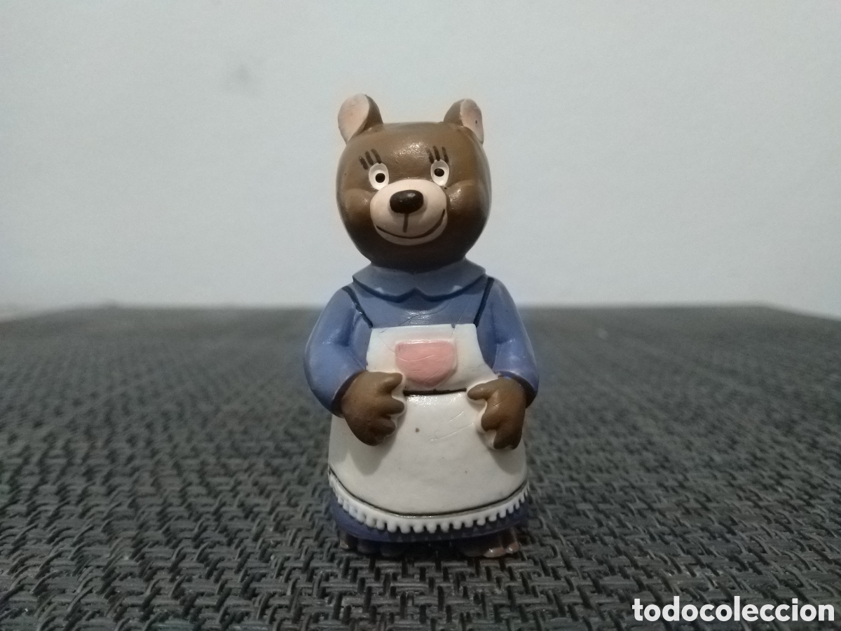 Figuras de goma y PVC: FIGURA PVC OSITO MISHA DIBUJOS ANIMADOS A&Ntilde;OS 80 TV TELEVISION SERIE MAIA BORGES