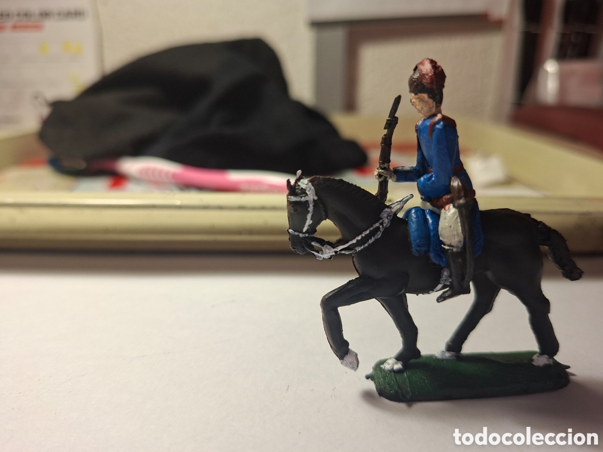 Figuras de goma y PVC: Soldado cosaco del ejercito Ruso en las guerras napole&oacute;nicas. Torres Maltas