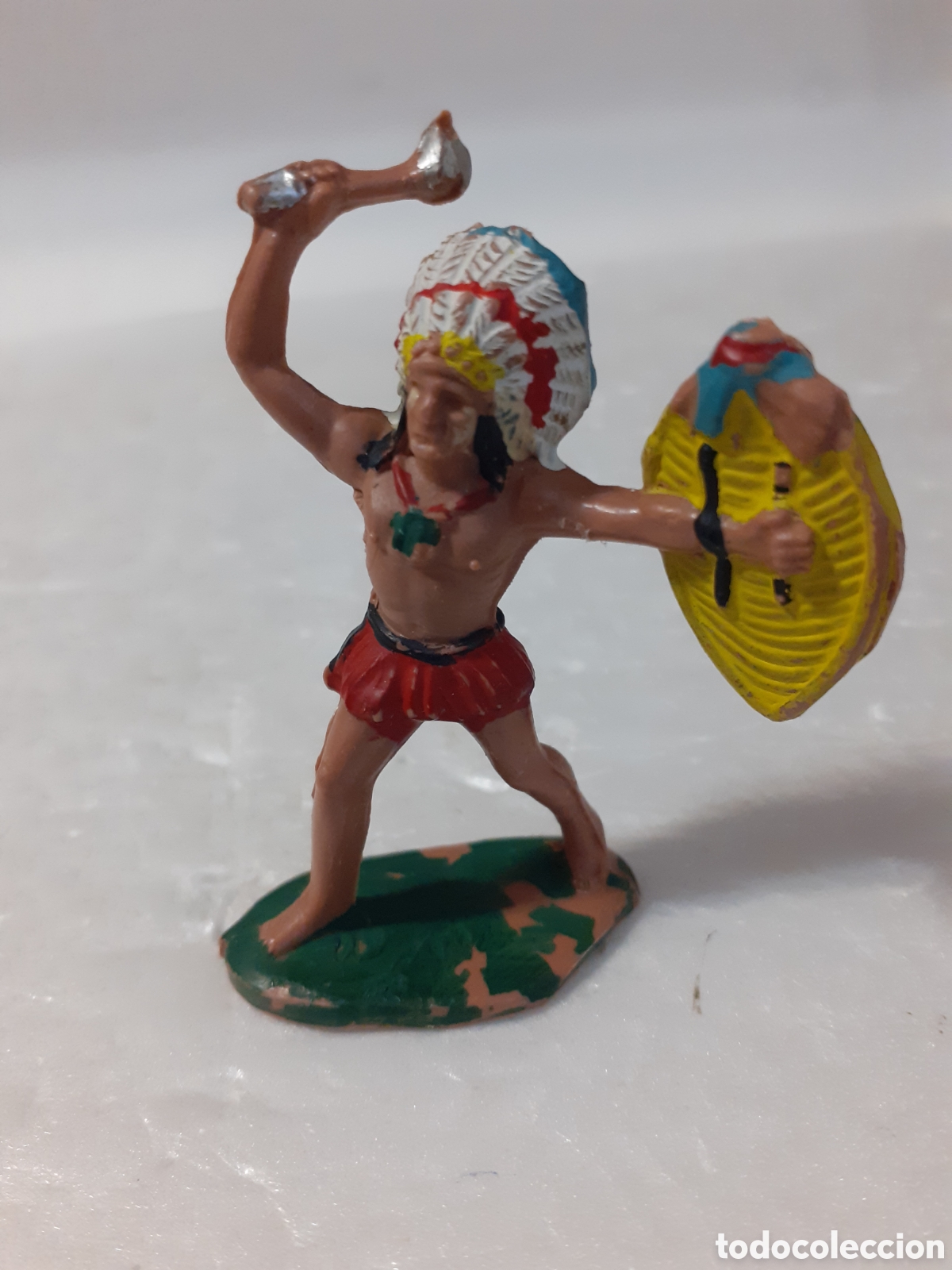 Figuras de goma y PVC: FIGURA GUERRERO INDIO PLASTICO REAMSA,PECH,JECSAN