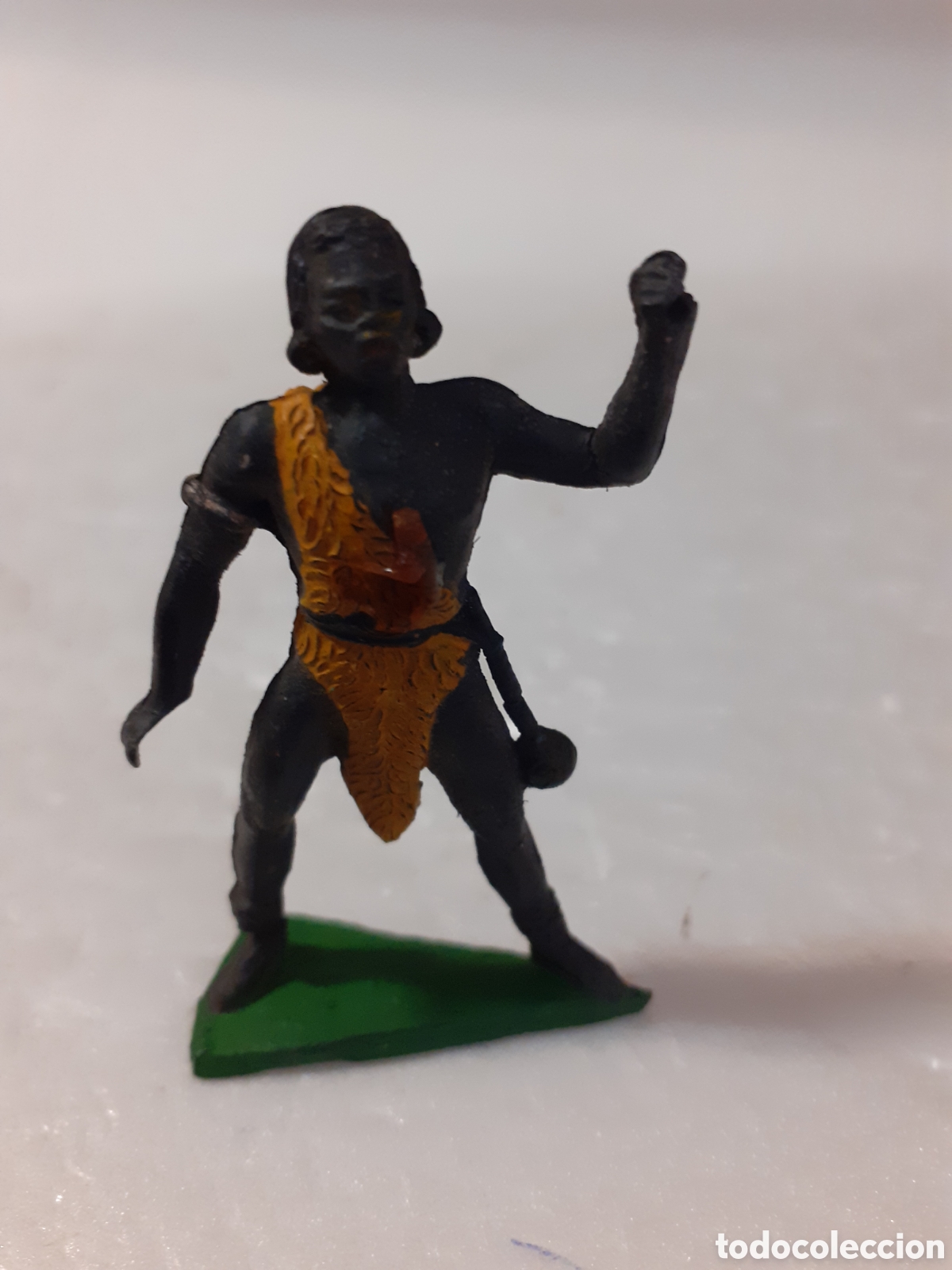 Figuras de goma y PVC: FIGURA PORTEADOR AFRICANO GOMA PECH,REAMSA,JECSAN