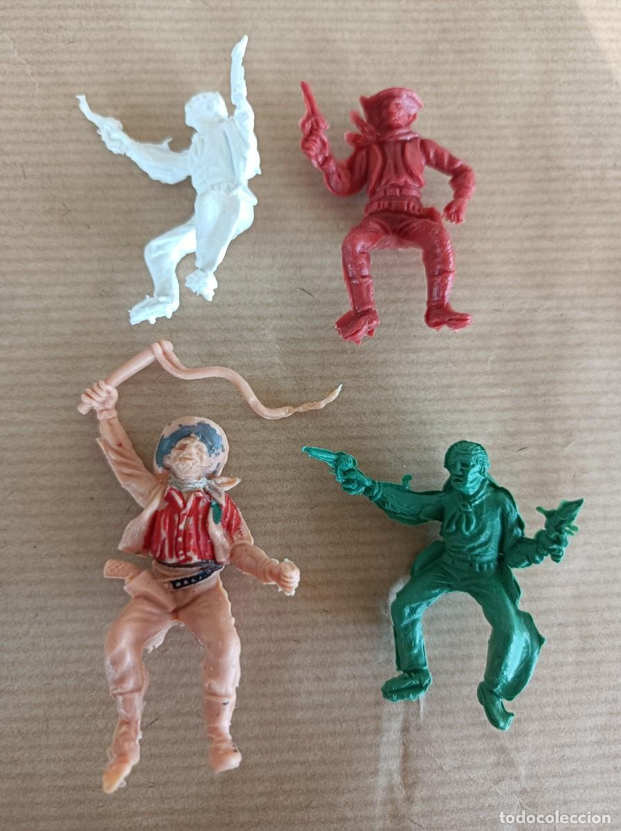 Figuras de goma y PVC: FIGURAS DE PL&Aacute;STICO VAQUEROS INDIOS VARIAS MARCAS - Foto 16