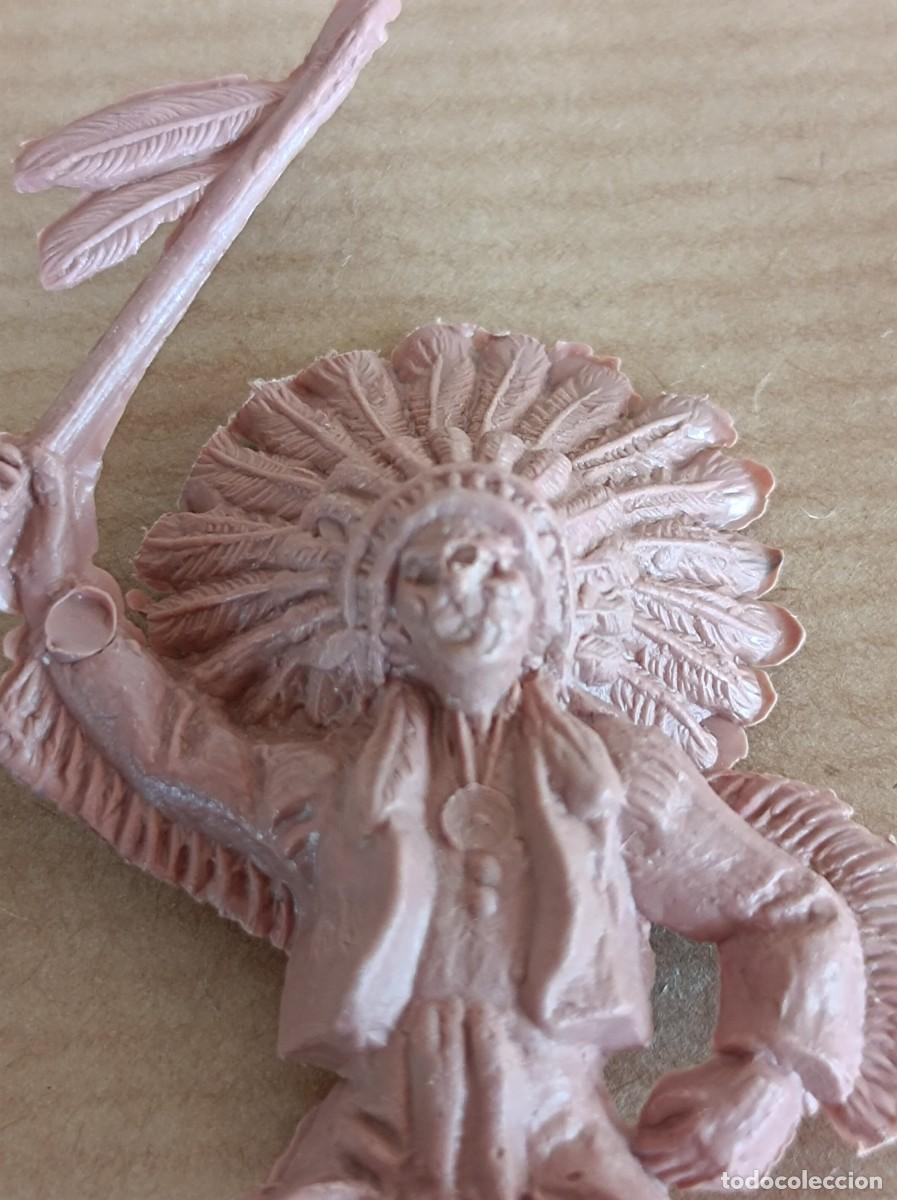 Figuras de goma y PVC: FIGURAS DE PL&Aacute;STICO VAQUEROS INDIOS VARIAS MARCAS - Foto 24