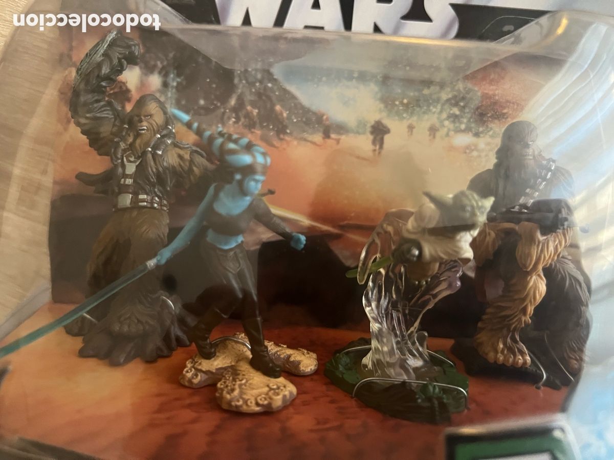 Figuras de goma y PVC: Star Wars Unleashed Battle Packs Kashyyyk & Felucia Heroes