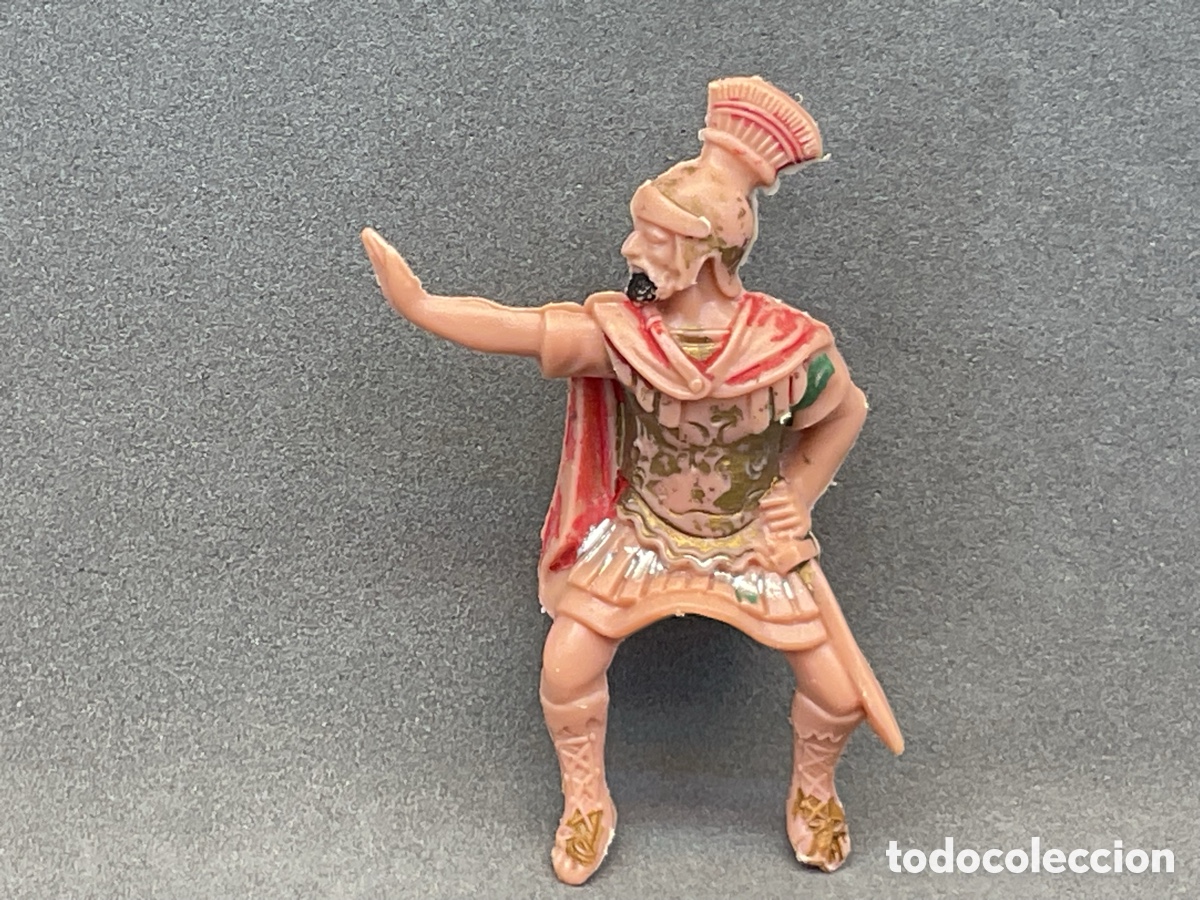 Figuras de goma y PVC: Antigua Figura en Pl&aacute;stico. Serie Legiones Romanas . Fabricadas por Reamsa .