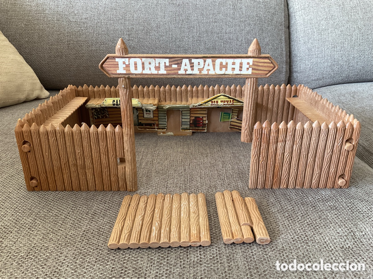 Figuras de goma y PVC: ANTIGUO FORT APACHE DE COMANSI. DESPIECE. - Foto 10