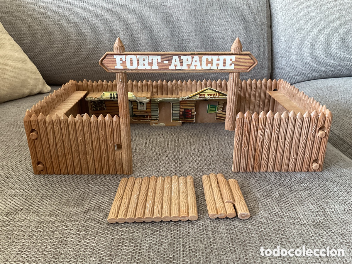 Figuras de goma y PVC: ANTIGUO FORT APACHE DE COMANSI. DESPIECE. - Foto 11