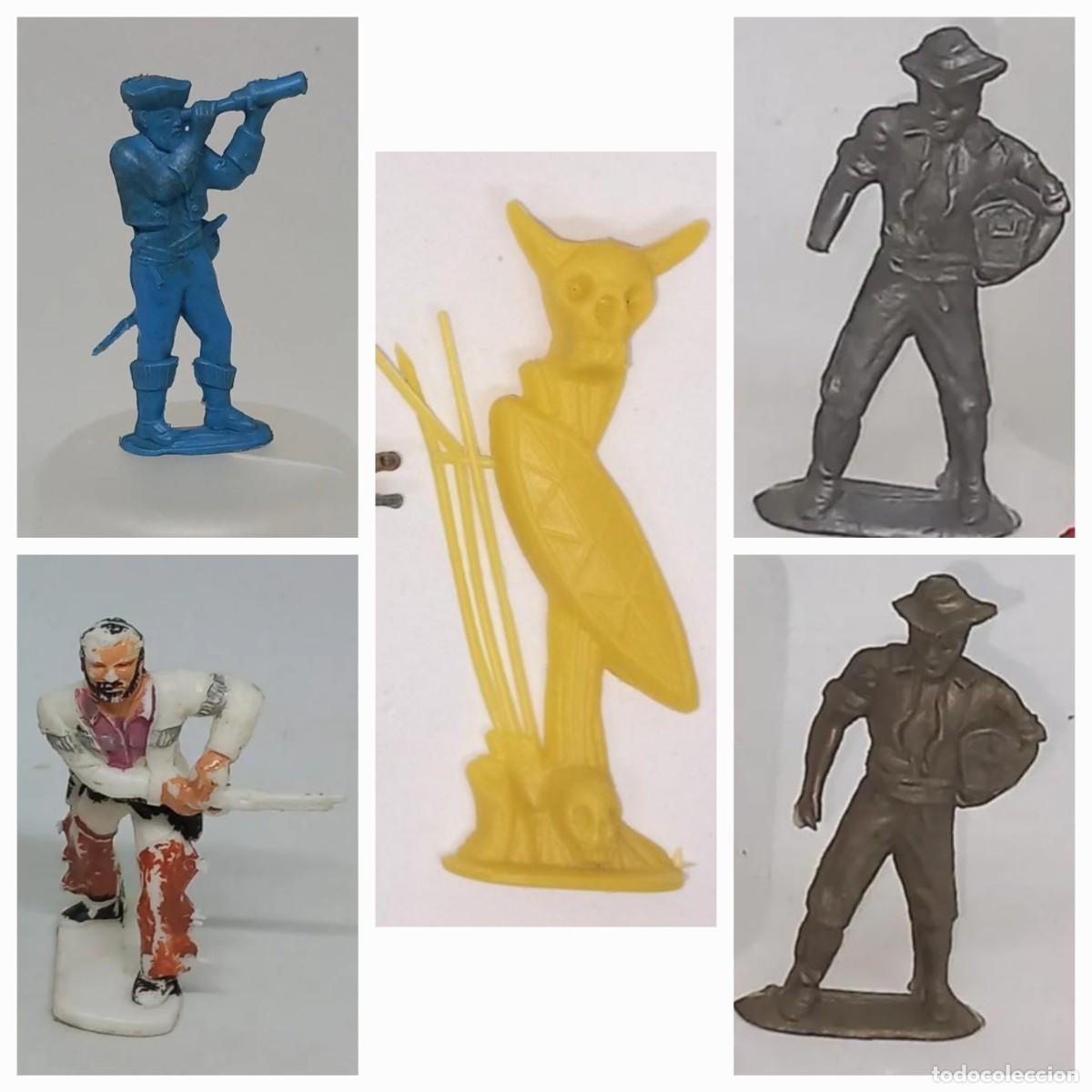 Figuras de goma y PVC: Reservado Miguel Angel LOTE FIGURAS VARIAS PIRATAS TOTEM MONOCOLOR TRAMPERO JEM RAITOYS