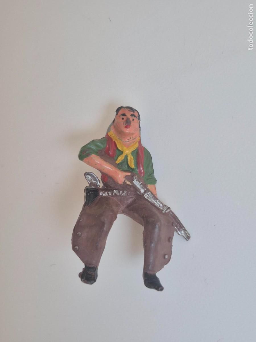 Figuras de goma y PVC: 2. FIGURA GOMA COW BOY VAQUERO CONDUCTOR CARAVANA JECSAN REAMSA PECH COMANSI OESTE AMERICANO