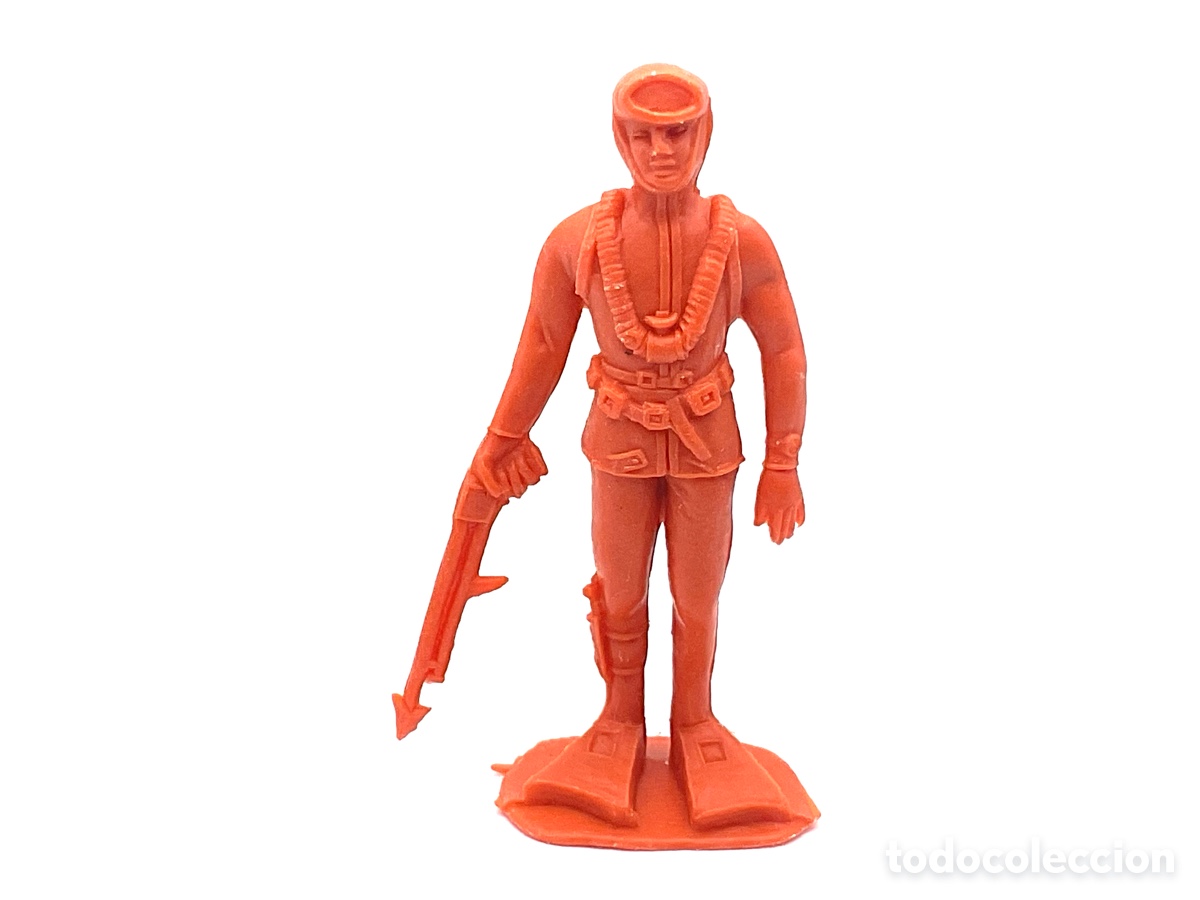 Figuras de goma y PVC: ANTIGUA FIGURA EN PL&Aacute;STICO DE LA SERIE AQUARAMA DE JECSAN. A&Ntilde;OS 70. MADE IN SPAIN