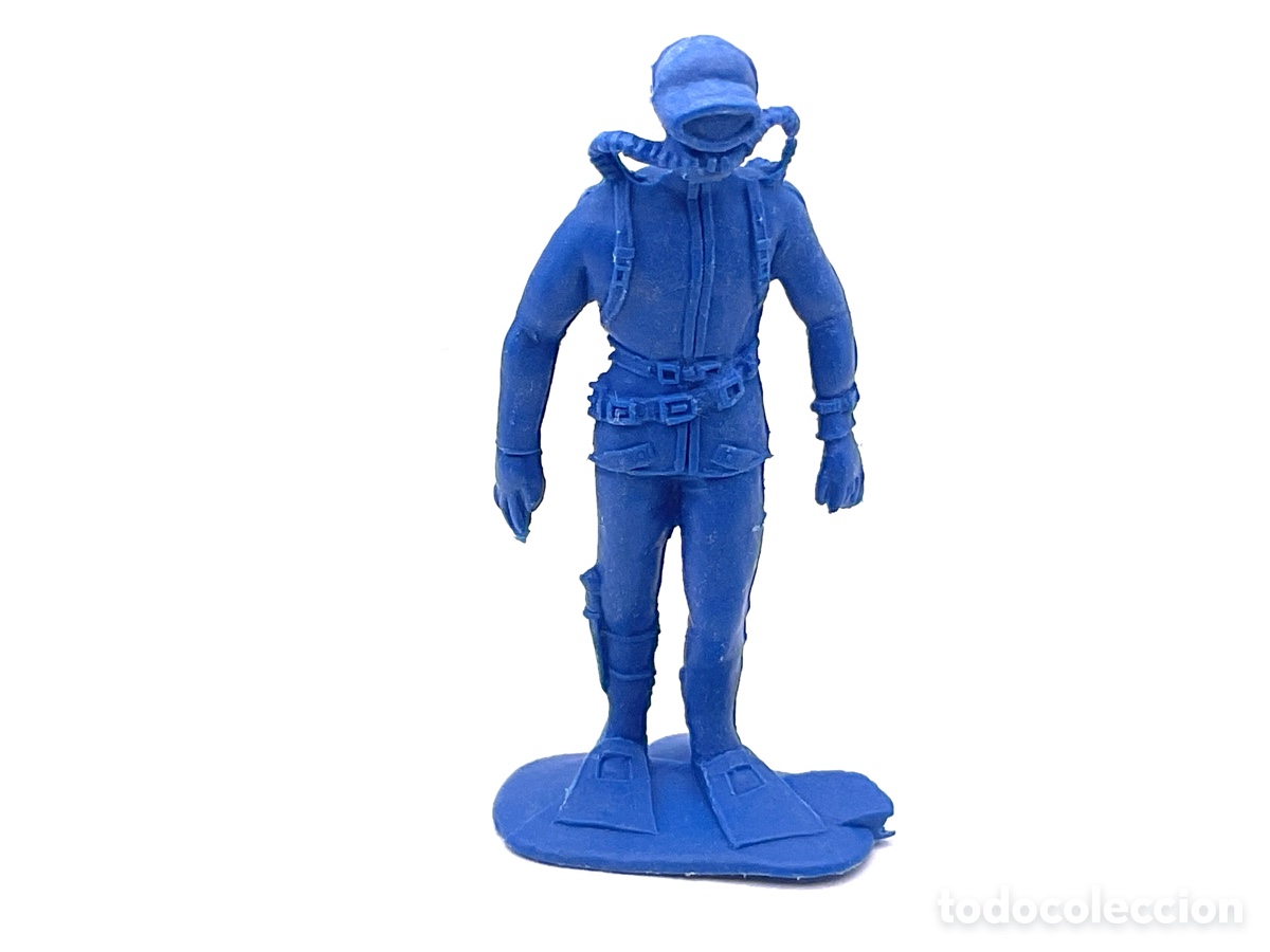 Figuras de goma y PVC: ANTIGUA FIGURA EN PL&Aacute;STICO DE LA SERIE AQUARAMA DE JECSAN. A&Ntilde;OS 70. MADE IN SPAIN