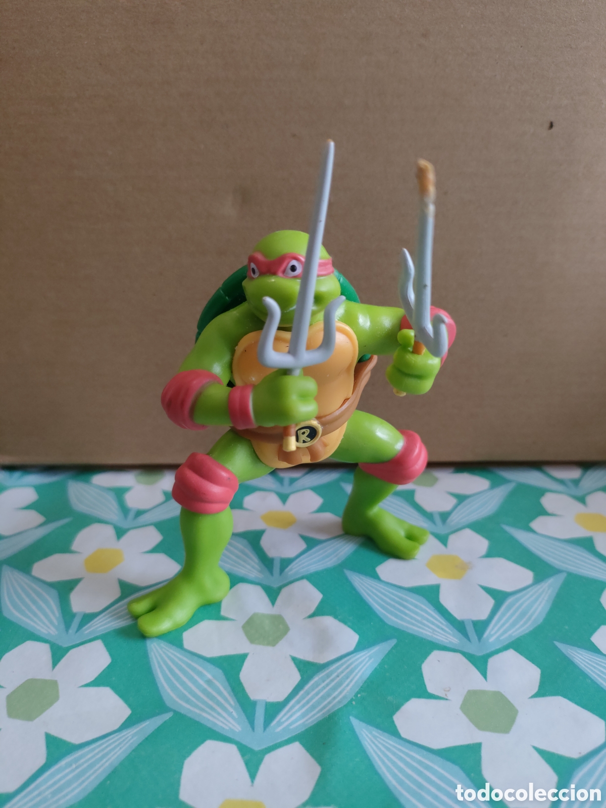 Figuras de goma y PVC: Figura pvc Tortuga Ninja.
