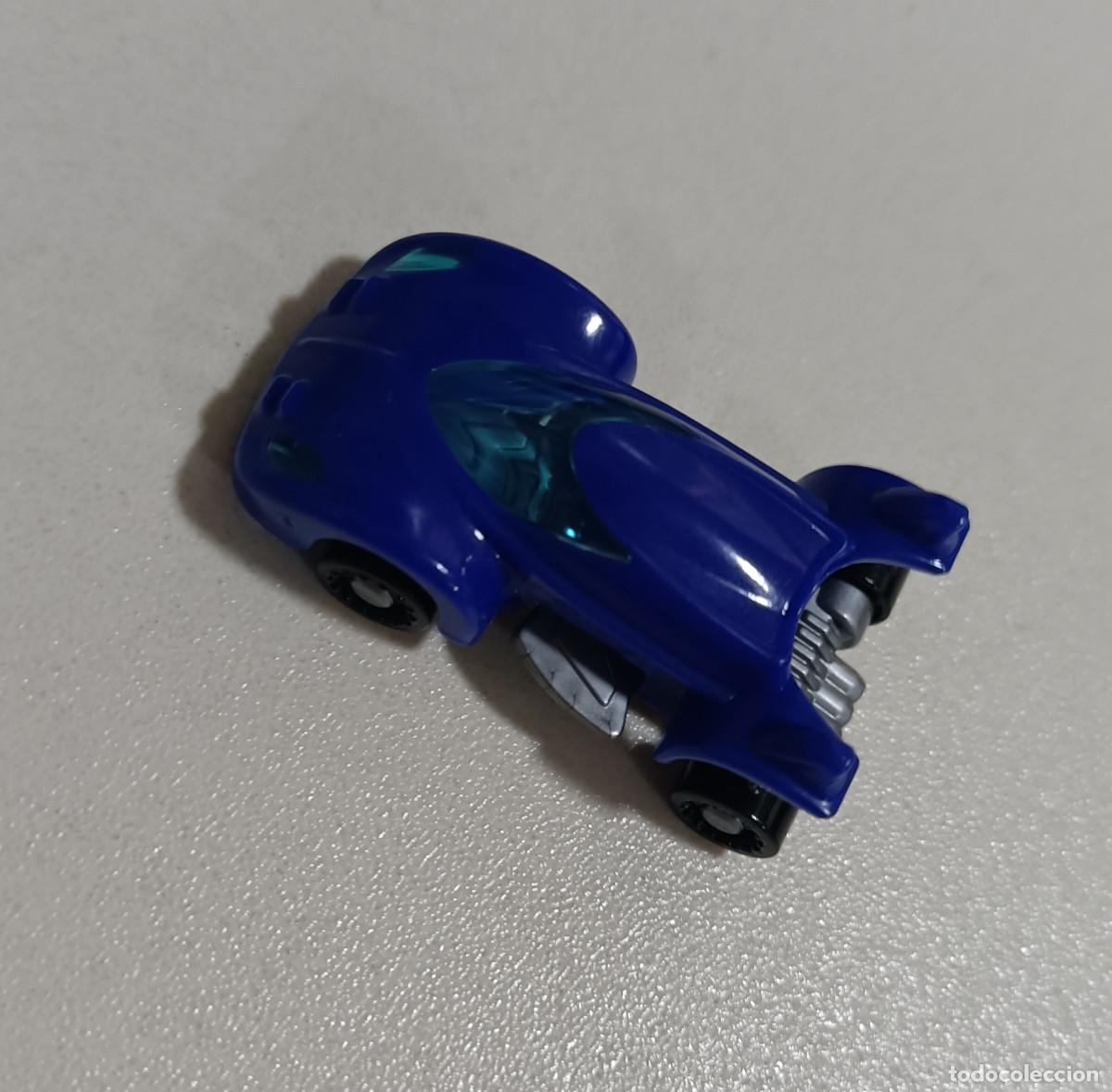 Figuras de goma Kinder: coche kinder carreras serie ff miniatura escala vehiculo azul