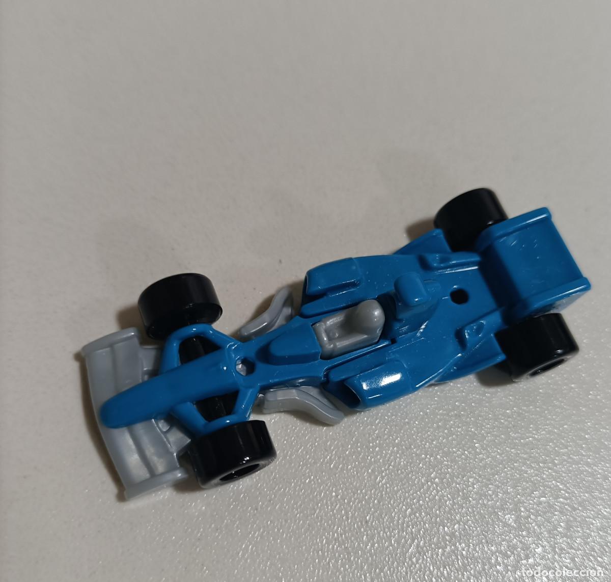 Figuras de goma Kinder: coche kinder carreras serie dc 238 formula 1 azul miniatura escala vehiculo
