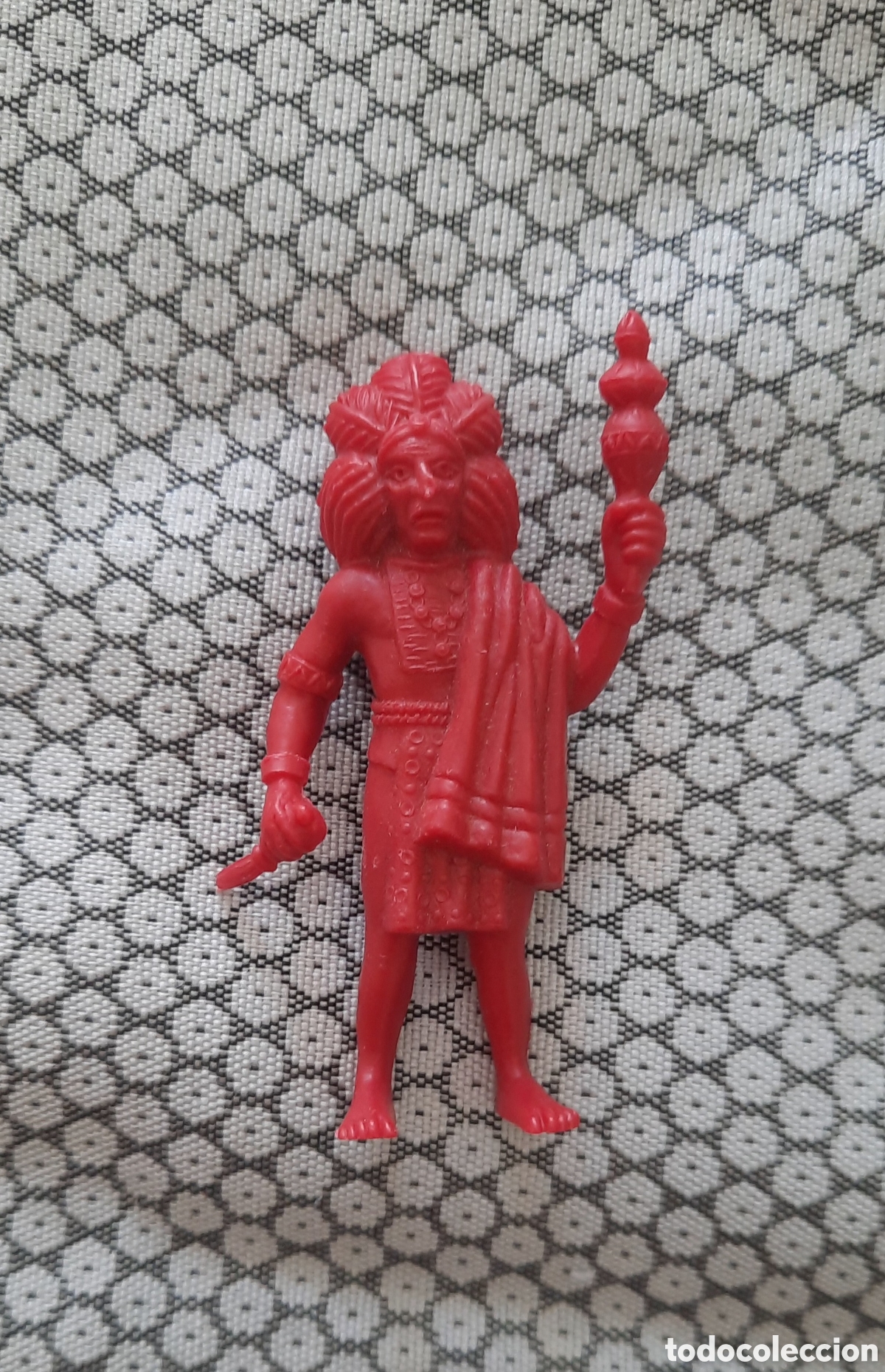Figuras de goma y PVC: Figura Promocional Dunkin Tarzan &Aacute;frica Marca (TITO) Hechicero A&ntilde;os 70/80