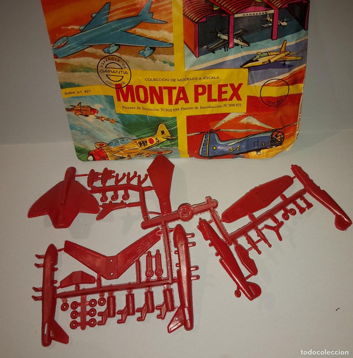 Figuras de goma y PVC: MONTAPLEX N&ordm; 421 AVIONES