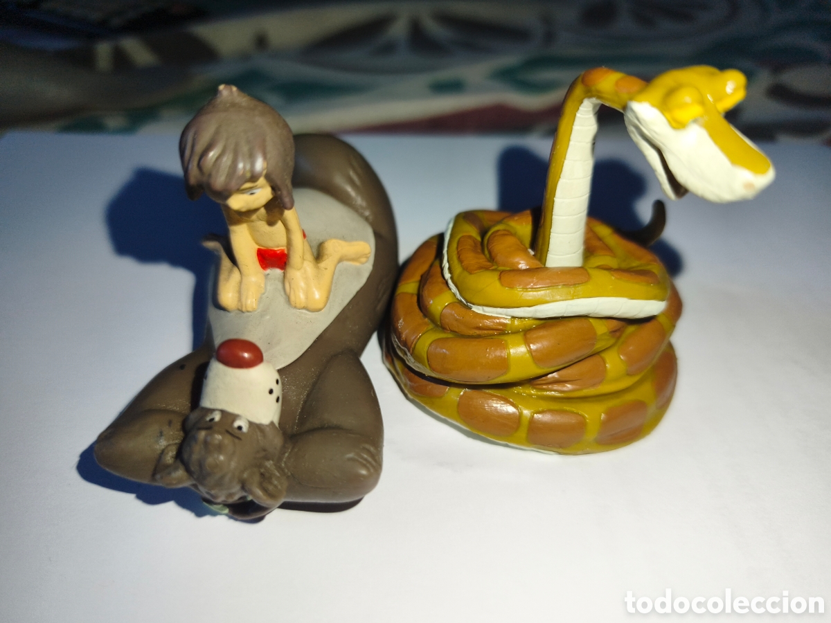 Figuras de goma y PVC: KAA MOWGLY Y BALOO APPLAUSE