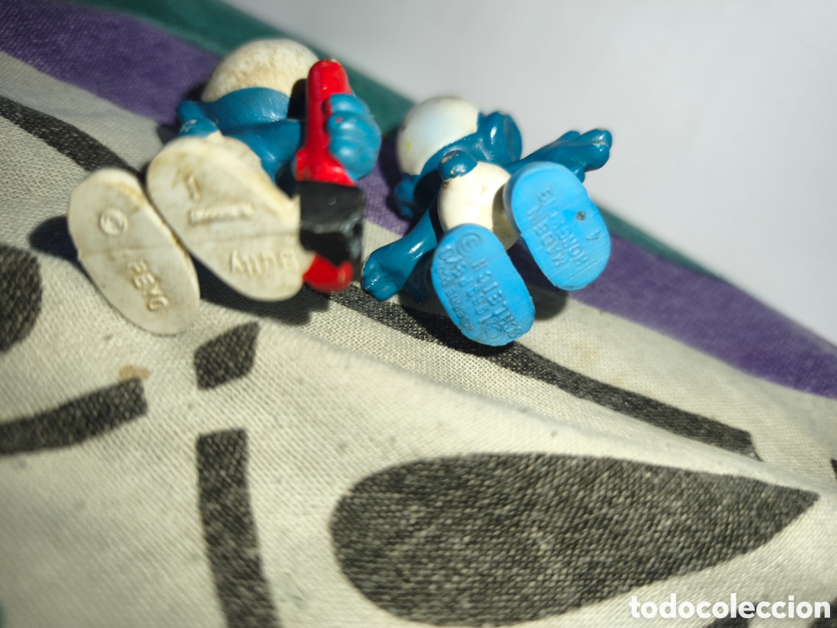 Figuras de goma y PVC: PITUFOS BULLY Y SCHLEICH - Foto 3