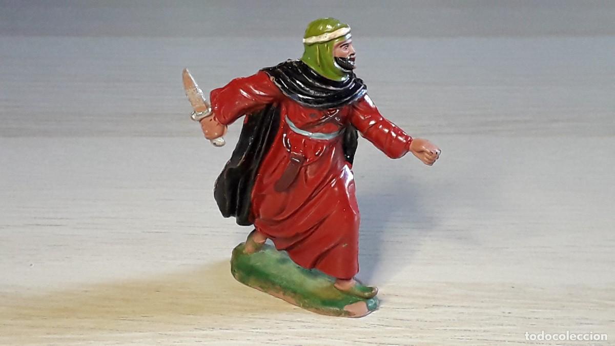 Figuras de goma y PVC: &Aacute;rabe Beduinos del desierto / Lawrence de Arabia, goma, Reamsa made in Spain, original a&ntilde;os 60.
