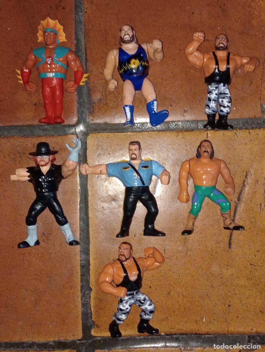 Figuras de goma y PVC: Lote mu&ntilde;ecos vintage
