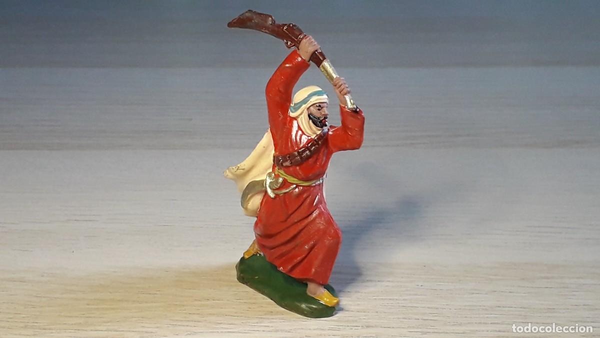 Figuras de goma y PVC: &Aacute;rabe Beduinos del desierto / Lawrence de Arabia, goma, Reamsa made in Spain, original a&ntilde;os 50-60.