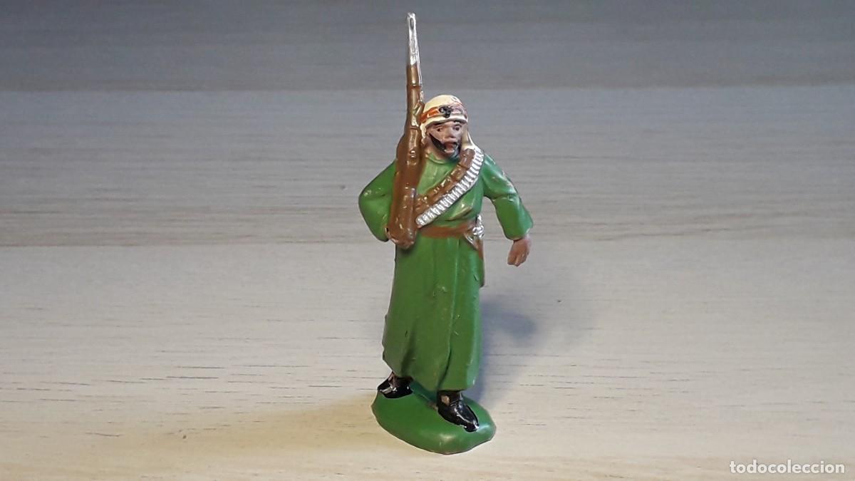 Figuras de goma y PVC: &Aacute;rabe Beduinos del desierto / Lawrence de Arabia, goma, Reamsa made in Spain, original a&ntilde;os 50-60.