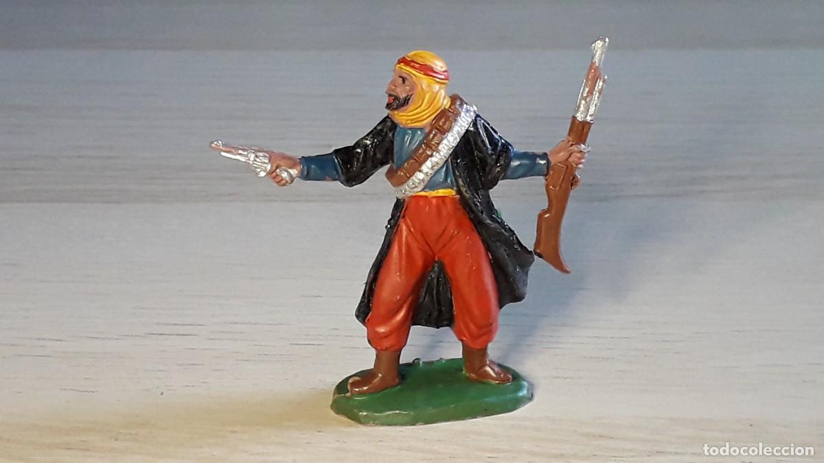 Figuras de goma y PVC: &Aacute;rabe Beduinos del desierto / Lawrence de Arabia, goma, Reamsa made in Spain, original a&ntilde;os 50-60.