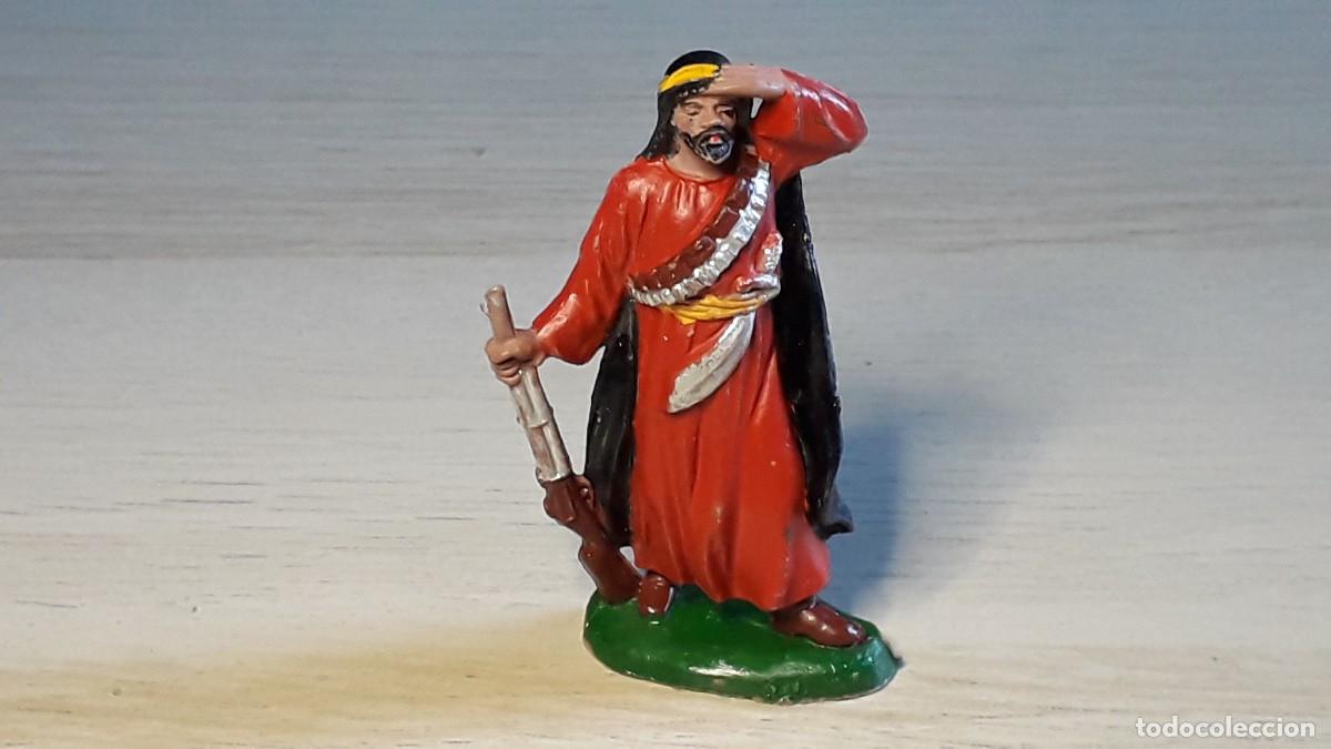 Figuras de goma y PVC: &Aacute;rabe Beduinos del desierto / Lawrence de Arabia, goma, Reamsa made in Spain, original a&ntilde;os 50-60.