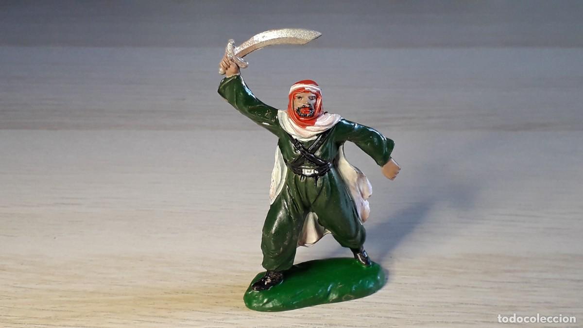 Figuras de goma y PVC: &Aacute;rabe Beduinos del desierto / Lawrence de Arabia, goma, Reamsa made in Spain, original a&ntilde;os 50-60.