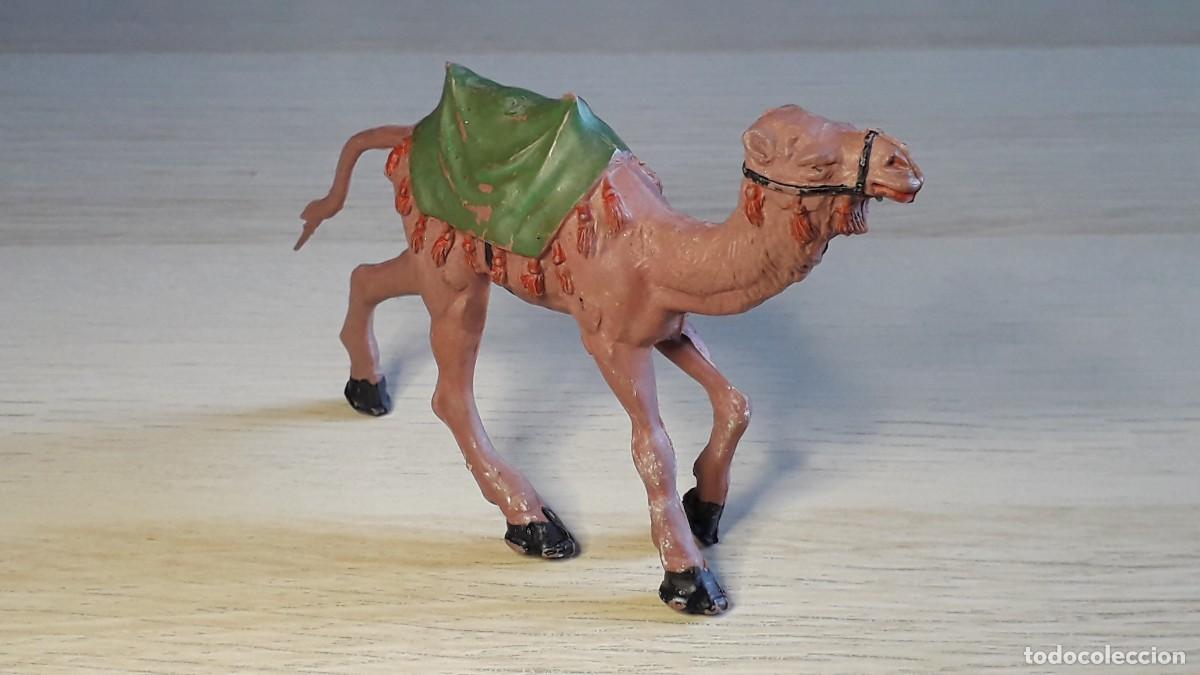 Figuras de goma y PVC: Camello Beduinos del desierto / Lawrence de Arabia, goma, Reamsa made in Spain, original a&ntilde;os 50-60.