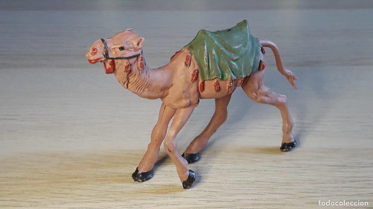 Figuras de goma y PVC: Camello Beduinos del desierto / Lawrence de Arabia, goma, Reamsa made in Spain, original a&ntilde;os 50-60.
