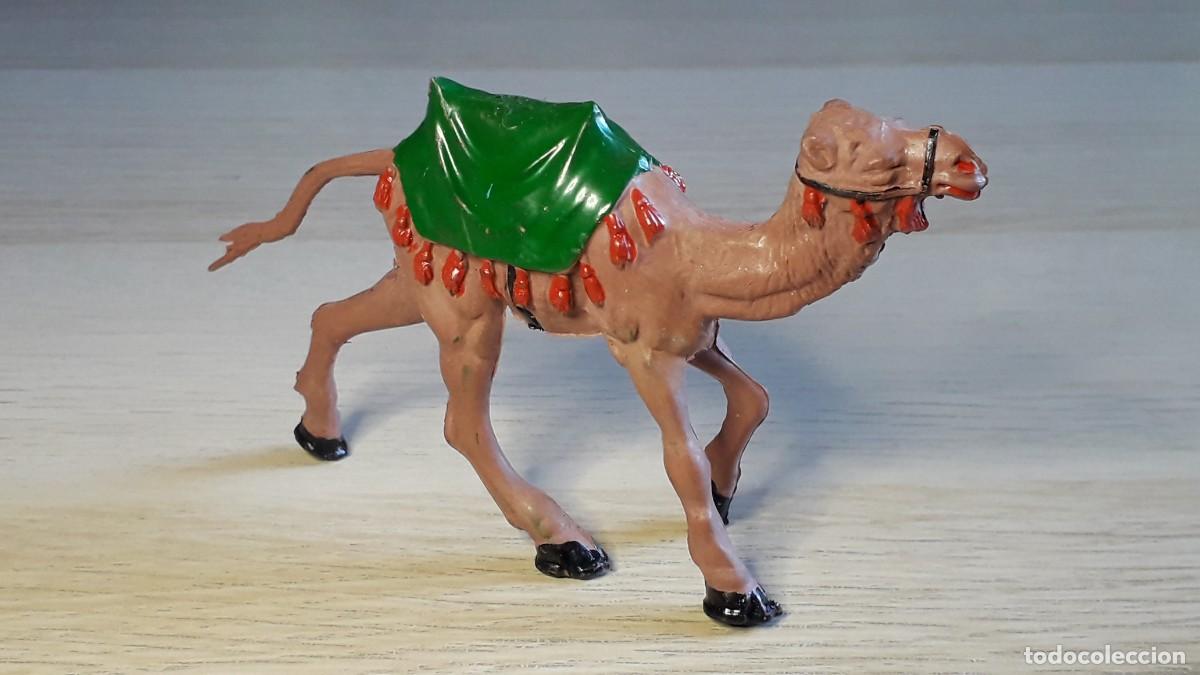 Figuras de goma y PVC: Camello Beduinos del desierto / Lawrence de Arabia, goma, Reamsa made in Spain, original a&ntilde;os 50-60.