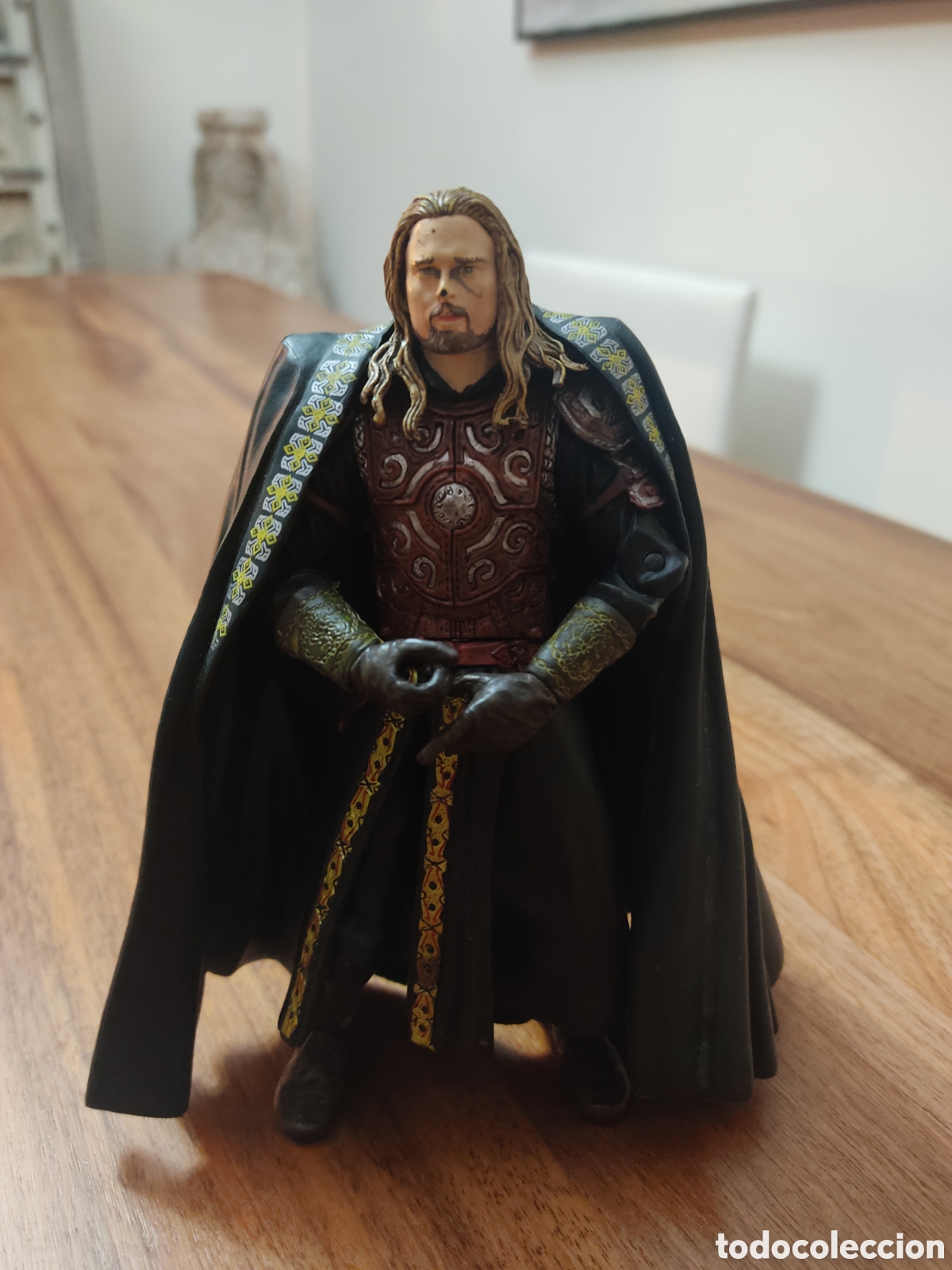 Figuras de goma y PVC: PERSONA (EOMER ?) DEL SE&Ntilde;OR DE LOS ANILLOS - Foto 1
