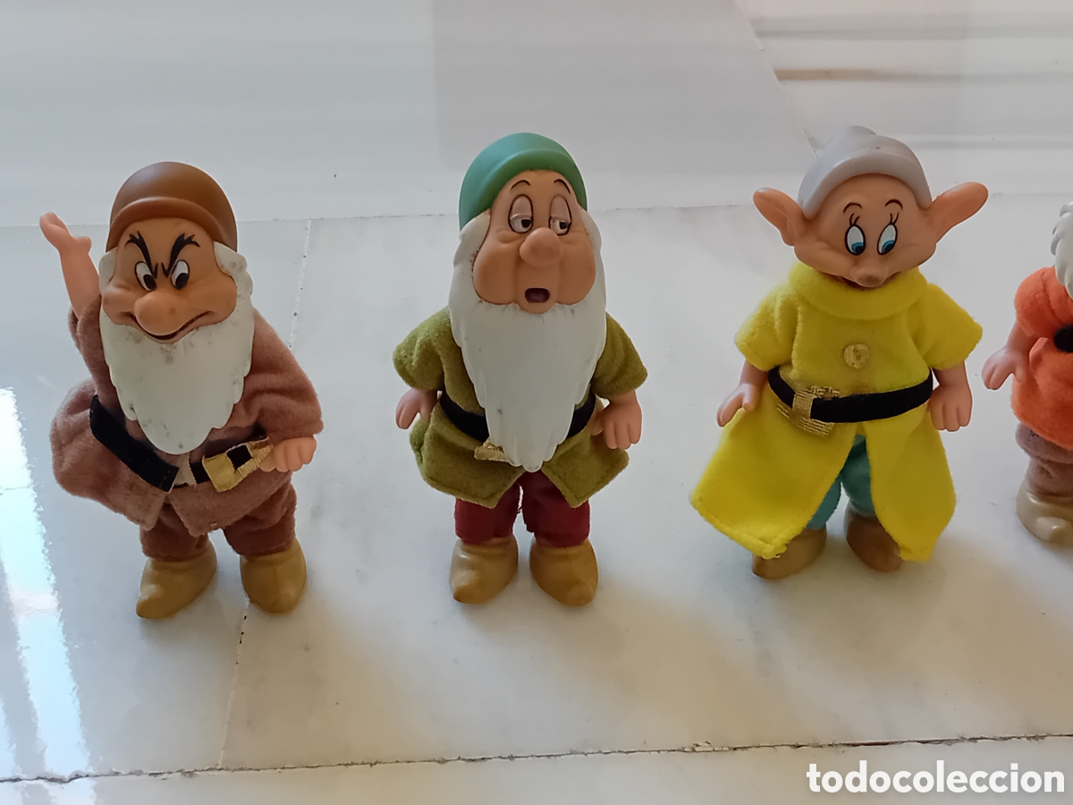 Figuras de goma y PVC: 7 SIETE ENANITOS MARCA SIMBA - Foto 2