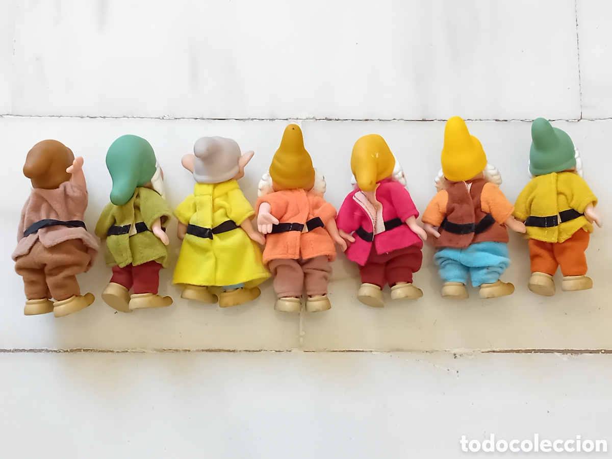 Figuras de goma y PVC: 7 SIETE ENANITOS MARCA SIMBA - Foto 4