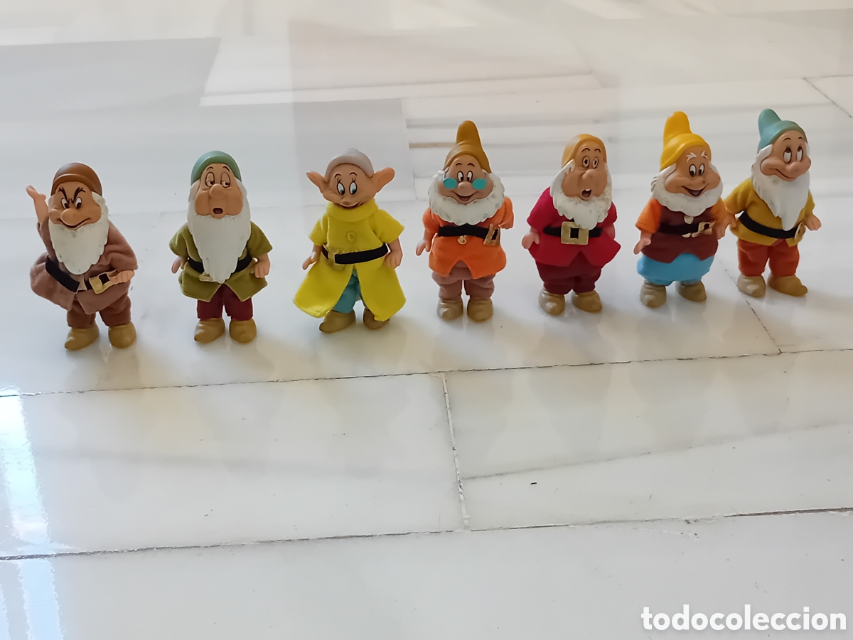 Figuras de goma y PVC: 7 SIETE ENANITOS MARCA SIMBA