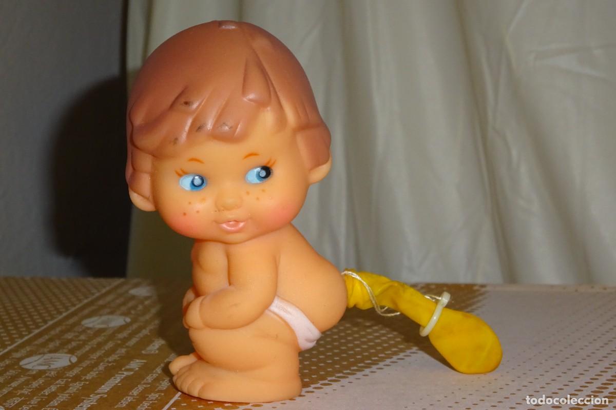 Figuras de goma y PVC: MU&Ntilde;ECO GLOBITOS EN GOMA LATEX , DE MU&Ntilde;ECAS CANDY`S ( ONIL-ALICANTE) ESPA&Ntilde;A , A&Ntilde;OS 80
