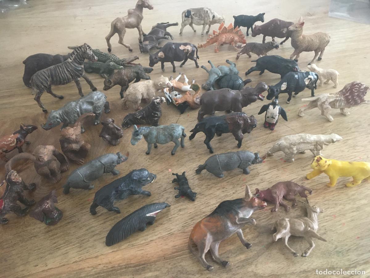 Figuras de goma y PVC: lote animales variados figuras de goma y plastico antiguas reamsa jecsan comansi pech etc