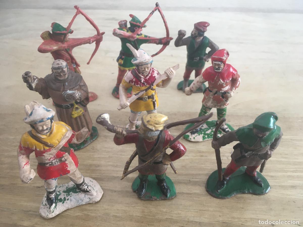 Figuras de goma y PVC: robin hood lote figuras originales antiguas reamsa jecsan comansi pech etc
