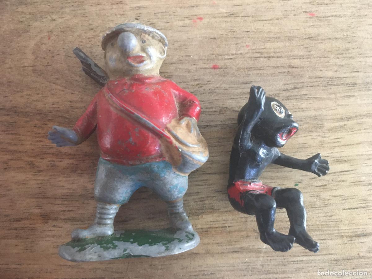Figuras de goma y PVC: eustaquio morcillon y babali figuras del TBO teixido figuras goma originales antiguas reamsa jecjsa