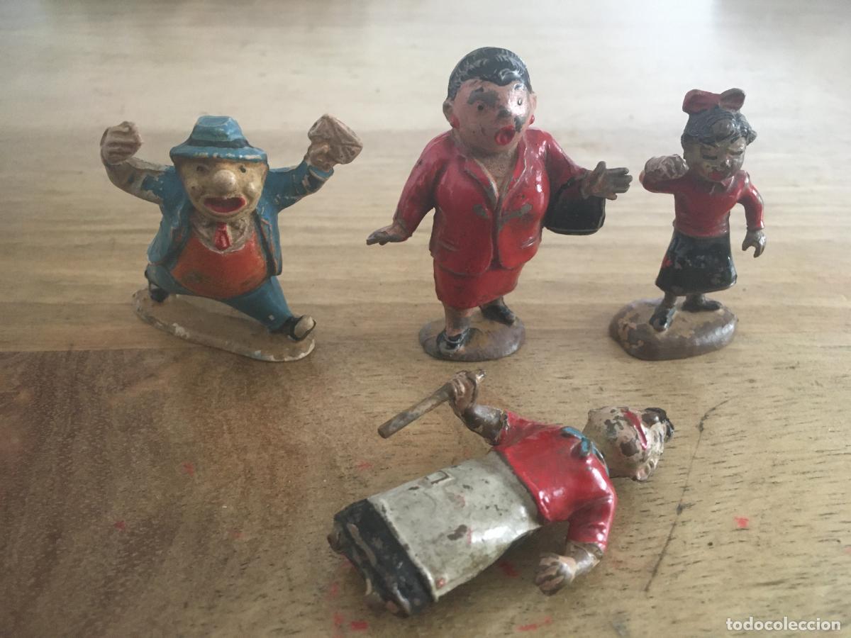 Figuras de goma y PVC: la familia ulises teixido lote figuras de goma originales antiguas reamsa jecsan pech comansi etc