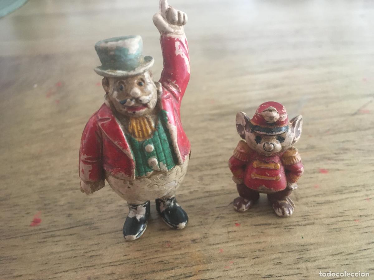 Figuras de goma y PVC: domador circo timoteo de dumbo disney lote figuras de goma originales antiguas